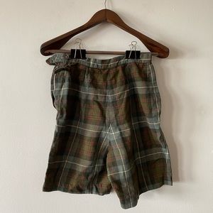 TRUE vintage plaid shorts
